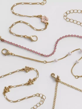 Conjunto de 5 pulseiras da amizade