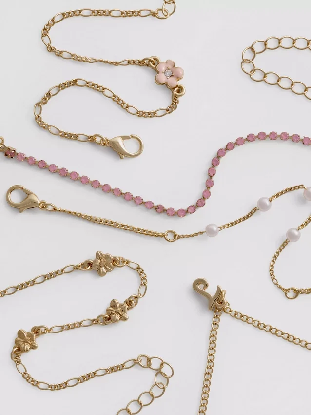 Conjunto de 5 pulseiras da amizade