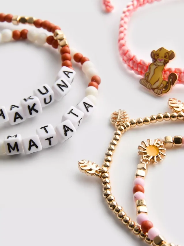 Conjunto de 5 pulseiras «O Rei Leão» da Disney