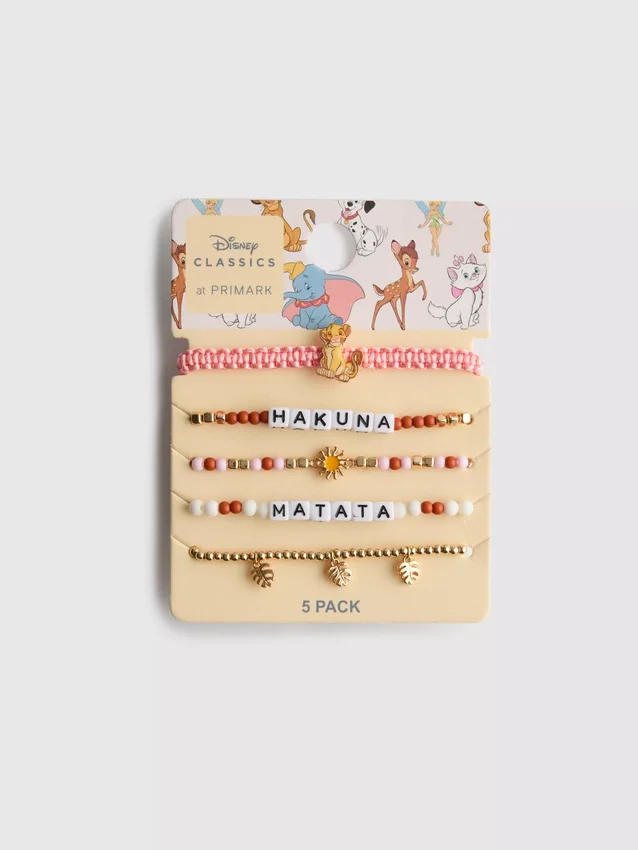 Conjunto de 5 pulseiras «O Rei Leão» da Disney