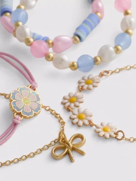 Conjunto de 5 pulseiras originais