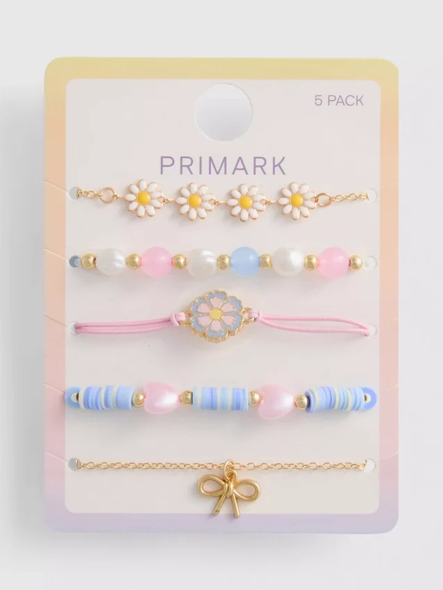 Conjunto de 5 pulseiras originais