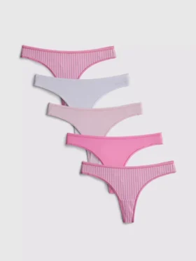 Conjunto de 5 tangas em microfibra