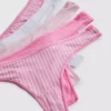 Conjunto de 5 tangas em microfibra