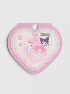 Conjunto de 500 autocolantes da Hello Kitty e do Cinnamoroll