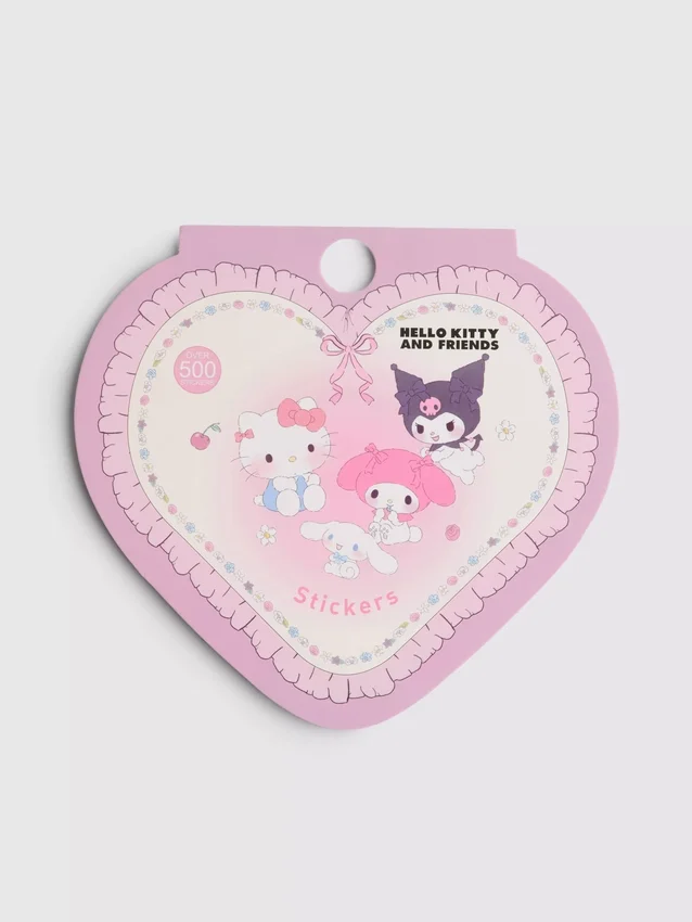 Conjunto de 500 autocolantes da Hello Kitty e do Cinnamoroll