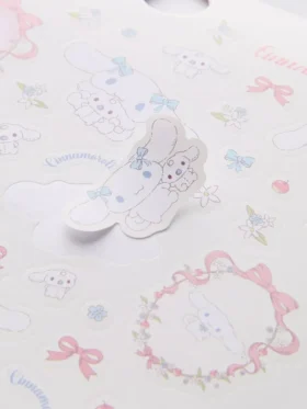 Conjunto de 500 autocolantes da Hello Kitty e do Cinnamoroll
