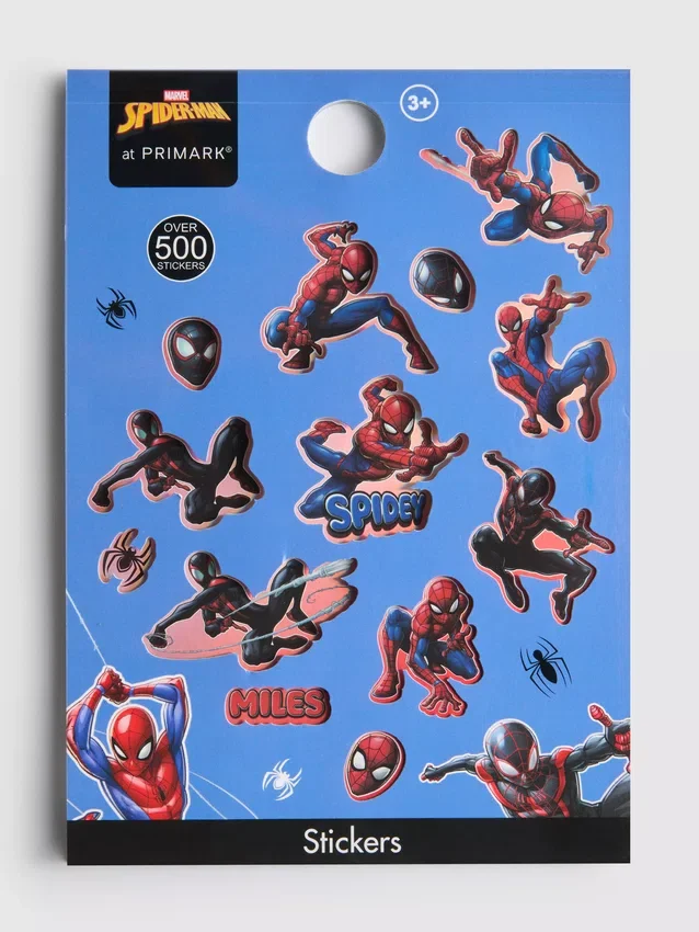 Conjunto de 500 autocolantes do Homem-Aranha da Marvel