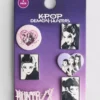 Conjunto de 6 crachás «K-Pop Demon Hunters»
