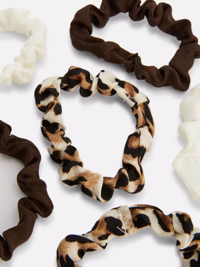 Conjunto de 6 elásticos para o cabelo
