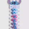 Conjunto de 6 elásticos para rabo de cavalo com o Stitch da Disney