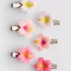 Conjunto de 6 ganchos de cabelo com motivos florais