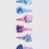 Conjunto de 6 ganchos de cabelo com o Stitch da Disney