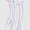 Conjunto de 6 ganchos de cabelo em forma de trança de borboleta