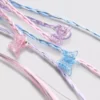 Conjunto de 6 ganchos de cabelo em forma de trança de borboleta
