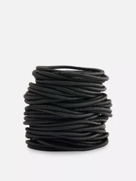 Conjunto de 60 elásticos finos para rabo de cavalo