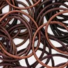 Conjunto de 60 elásticos finos para rabo de cavalo
