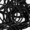 Conjunto de 60 elásticos finos para rabo de cavalo
