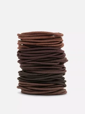 Conjunto de 60 elásticos grossos para o cabelo