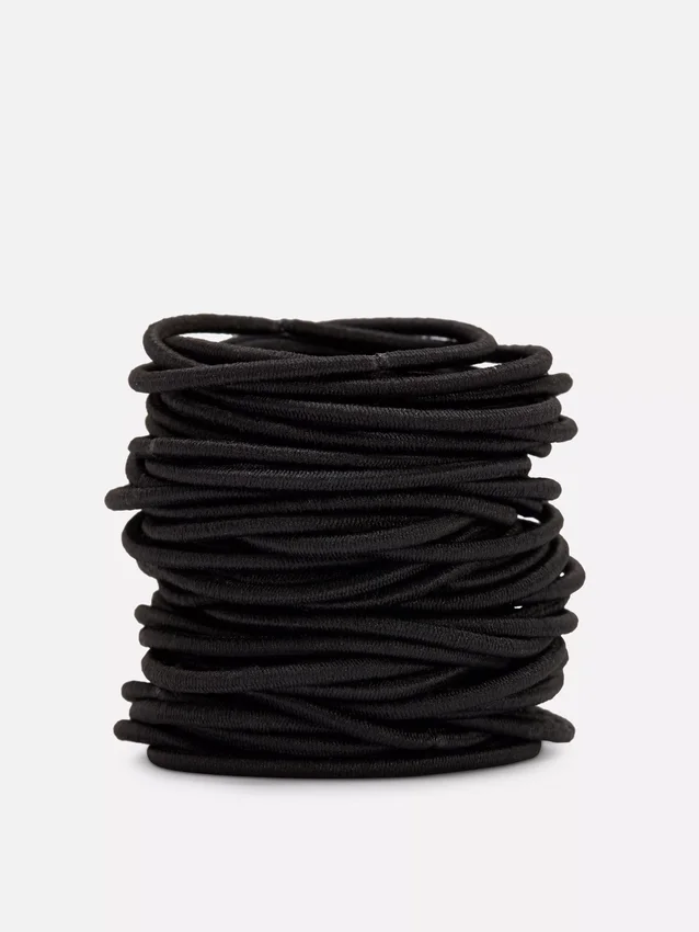 Conjunto de 60 elásticos grossos para o cabelo