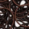 Conjunto de 60 elásticos grossos para o cabelo
