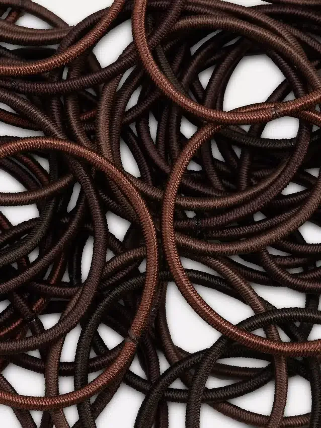 Conjunto de 60 elásticos grossos para o cabelo