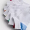 Conjunto de 7 meias curtas de sapatilhas