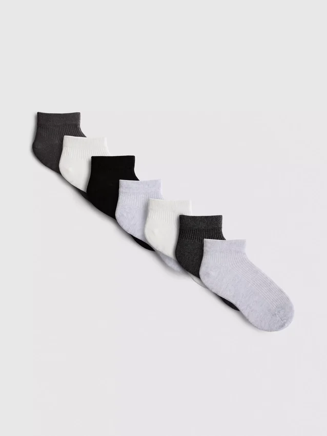 Conjunto de 7 pares de meias curtas