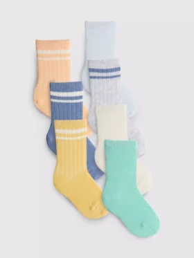 Conjunto de 7 pares de meias curtas