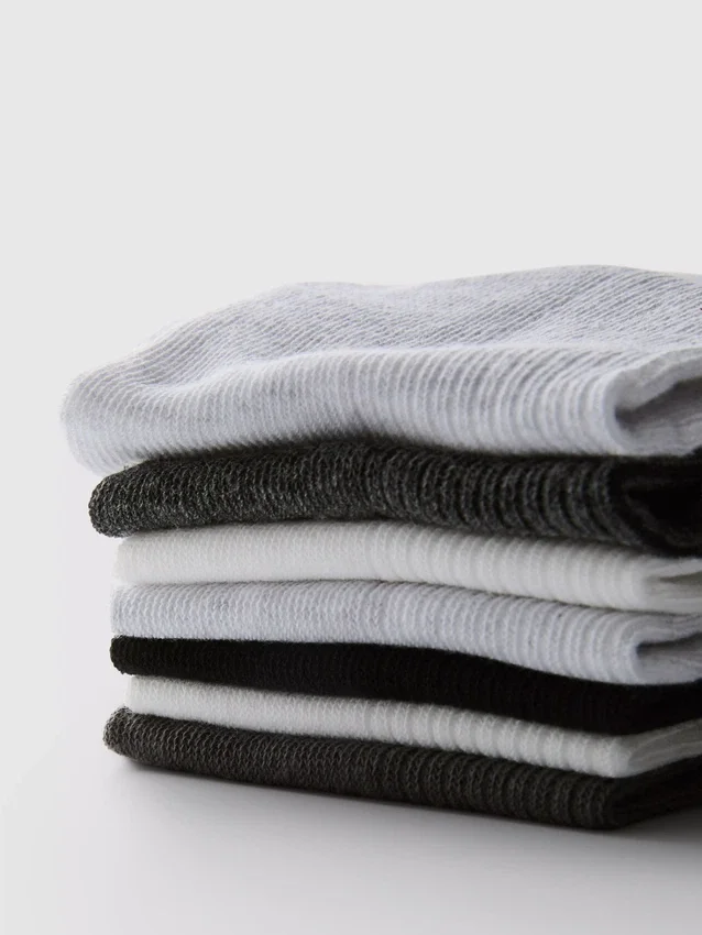 Conjunto de 7 pares de meias curtas