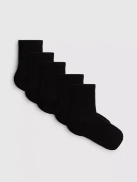 Conjunto de 7 pares de meias curtas almofadadas sem costuras
