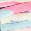 Conjunto de 7 pares de meias curtas com unicórnios
