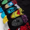 Conjunto de 7 pares de meias curtas da Marvel