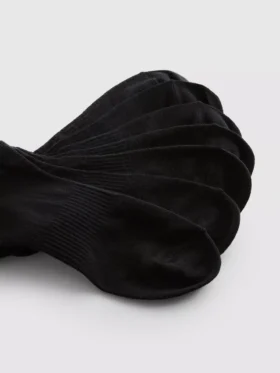 Conjunto de 7 pares de meias curtas essenciais para sapatilhas