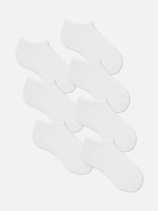 Conjunto de 7 pares de meias de sapatilhas