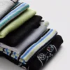 Conjunto de 7 pares de meias de sapatilhas com motivos gráficos para jogos
