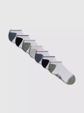 Conjunto de 7 pares de meias de sapatilhas com os dias da semana
