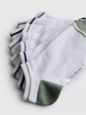 Conjunto de 7 pares de meias de sapatilhas com os dias da semana