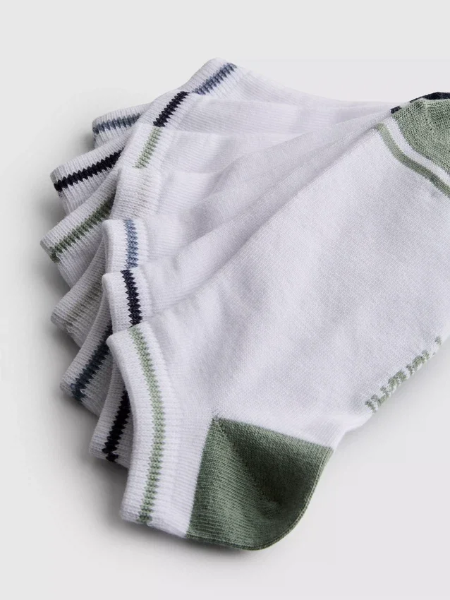 Conjunto de 7 pares de meias de sapatilhas com os dias da semana