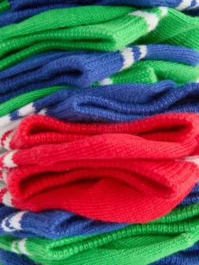 Conjunto de 7 pares de meias de sapatilhas com os dias da semana