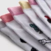Conjunto de 7 pares de meias de sapatilhas da Minnie Mouse da Disney