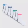 Conjunto de 7 pares de meias desportivas caneladas