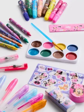 Conjunto de arte da Minnie Mouse da Disney