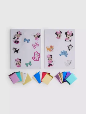 Conjunto de autocolantes metalizados da Minnie Mouse da Disney