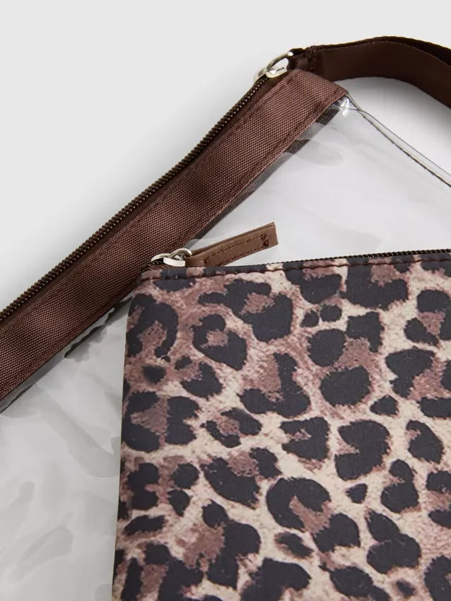 Conjunto de bolsa de biquíni e bolsa