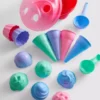 Conjunto de brinquedos para areia de praia com moldes de gelados