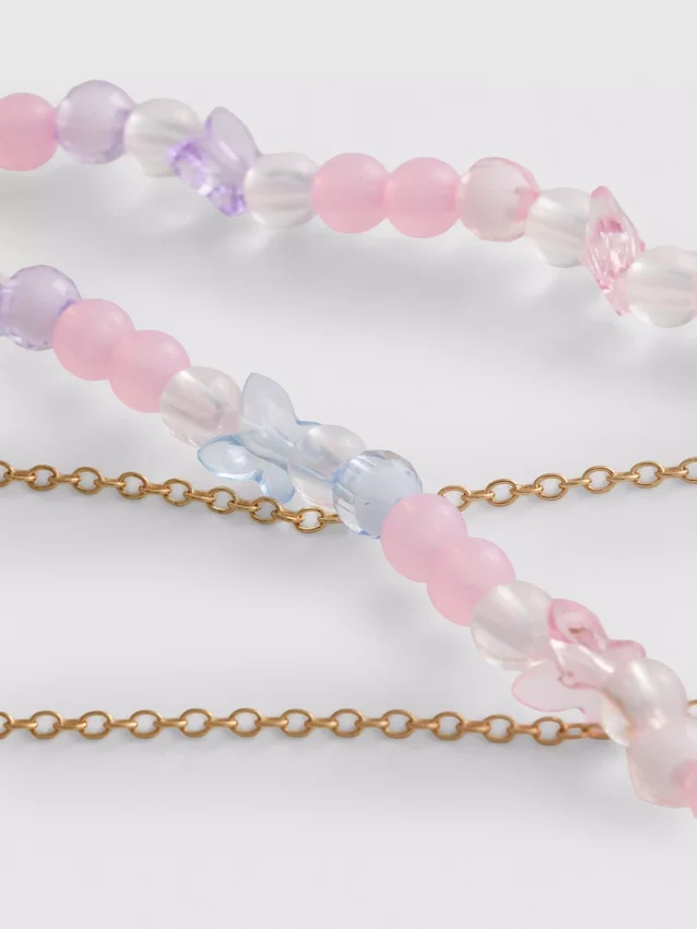 Conjunto de colares com iniciais