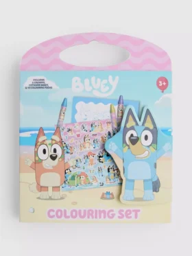 Conjunto de colorir do Bluey