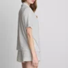 Conjunto de pijama curto estilo «boyfriend» em jersey