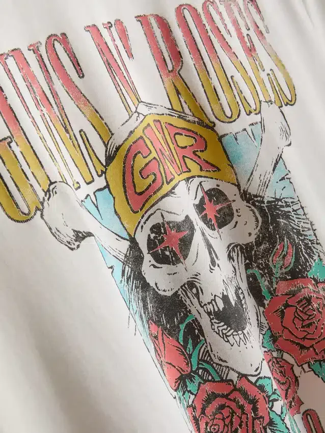 Conjunto de pijama curto Guns N' Roses de calções